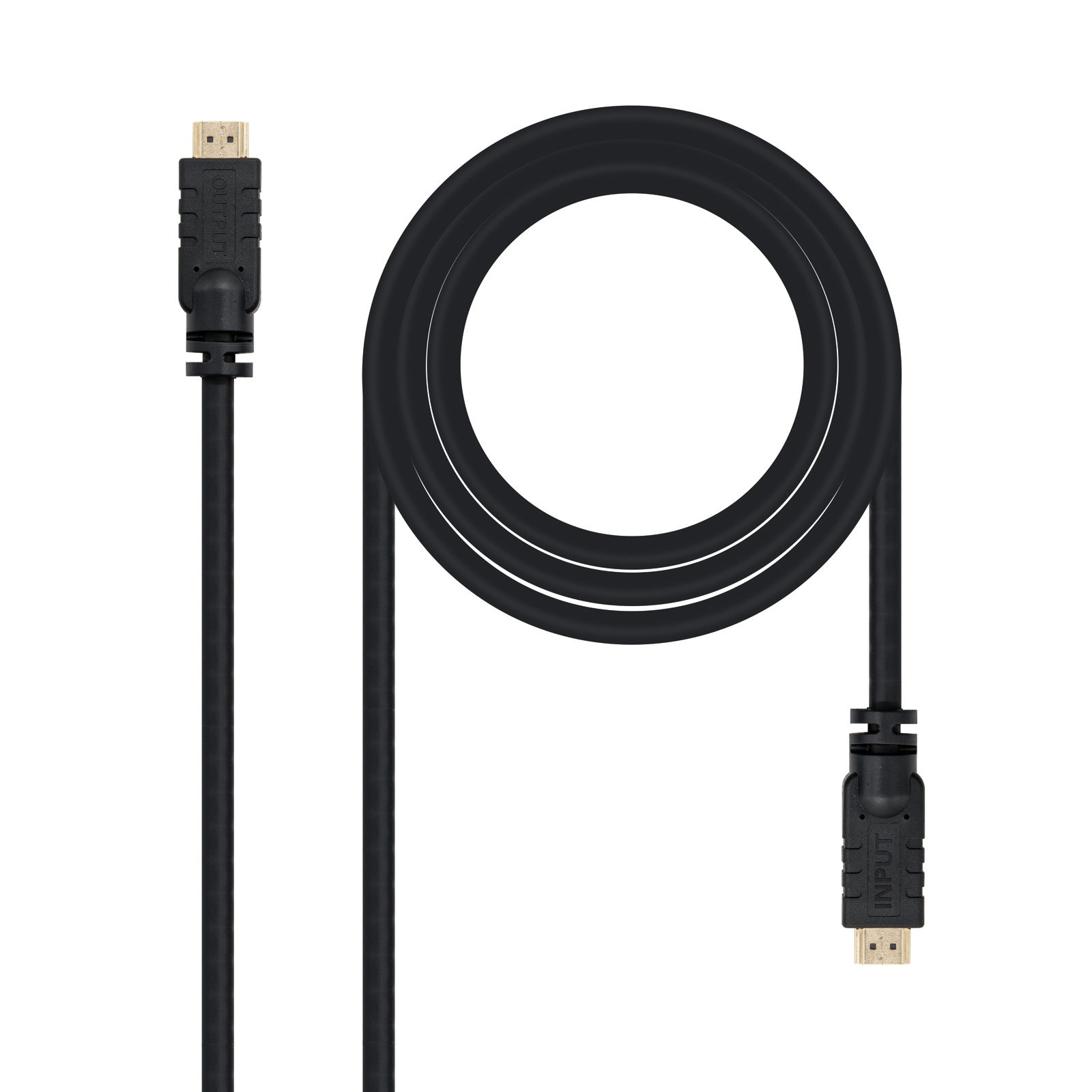 Cable HDMI 1.4 Nanocable 10.15.1820/ HDMI Macho - HDMI Macho/ 20M/ Negro
