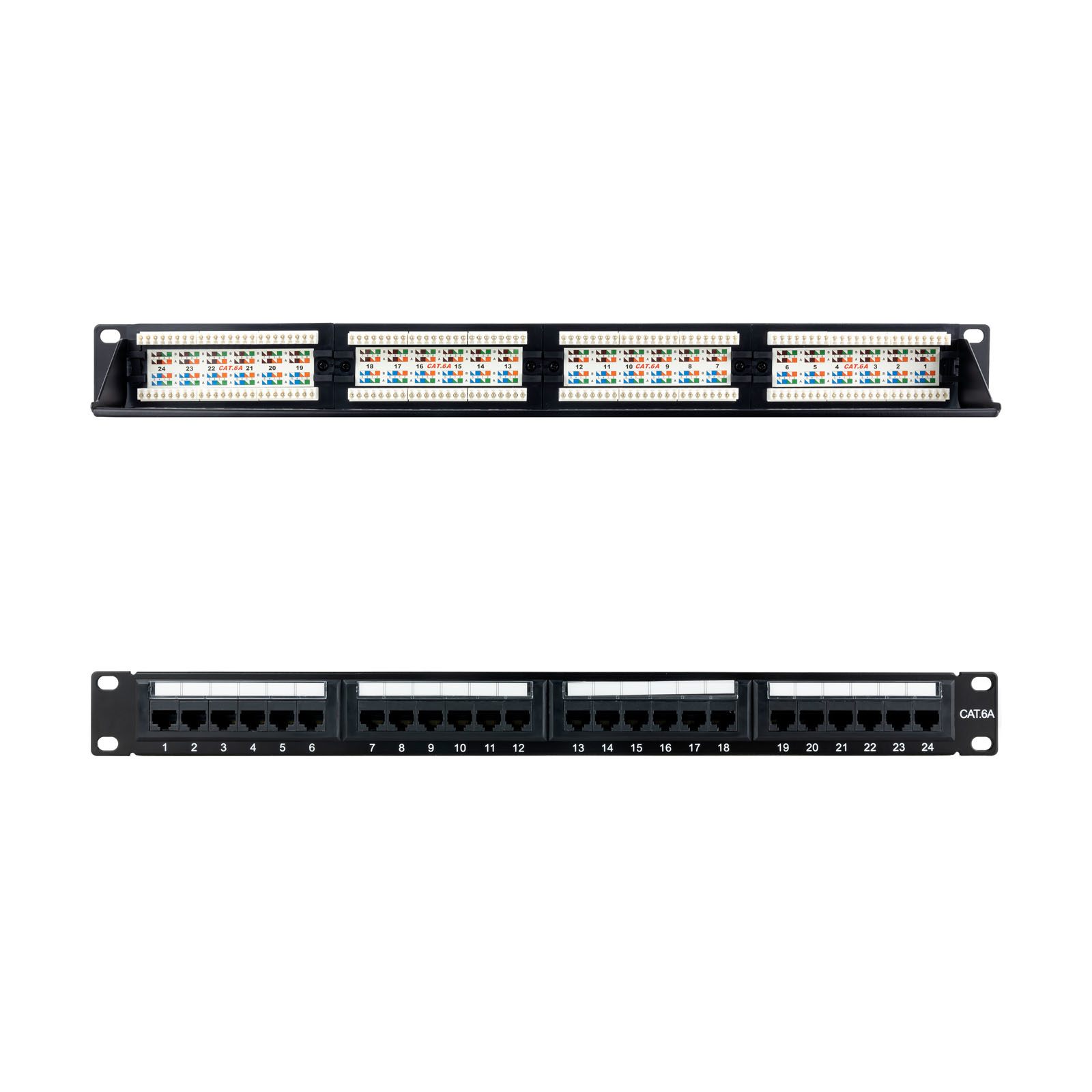 Patch Panel Nanocable 10.21.4124/ 24 Puertos/ Cat.6A/ Altura 1U