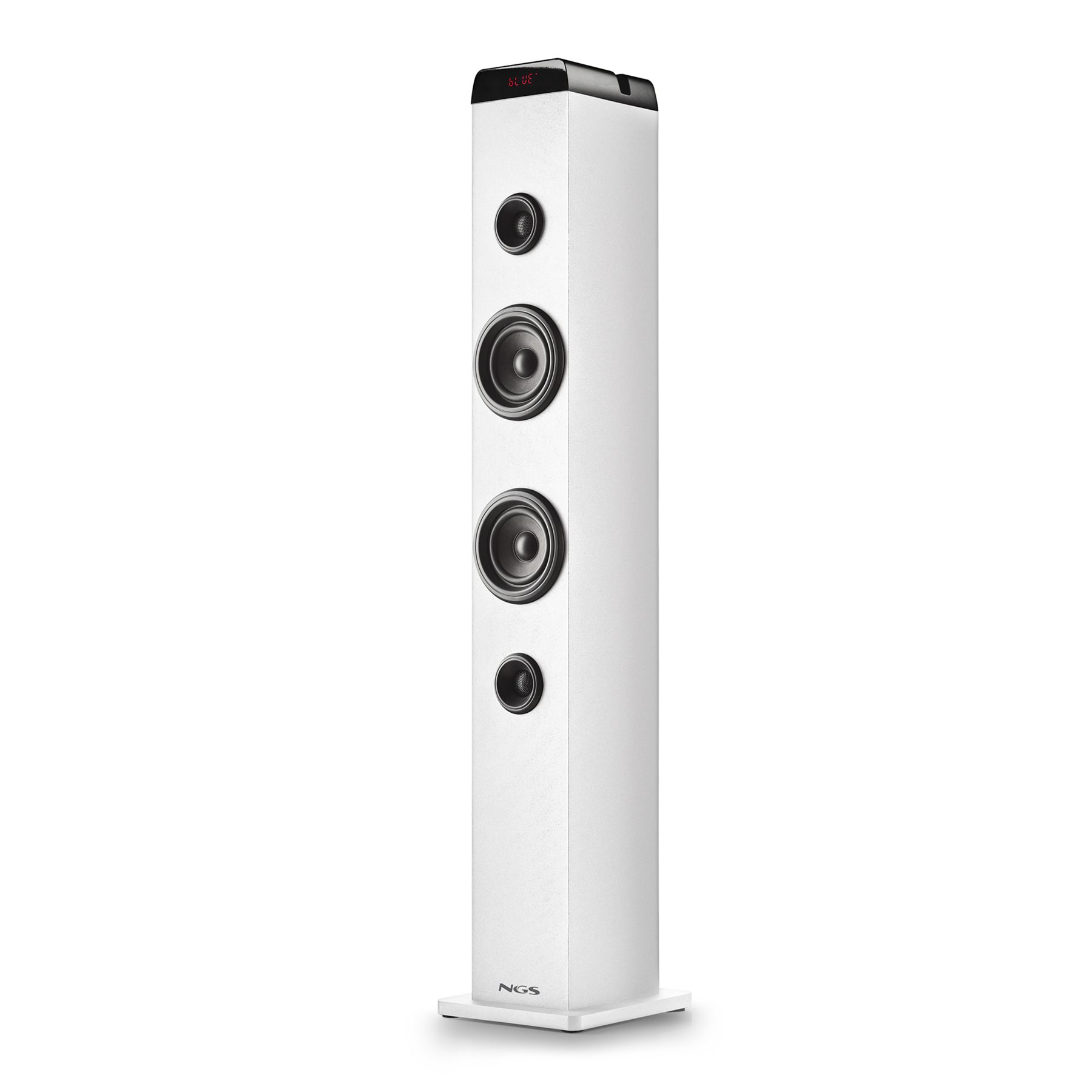 Torre De Sonido Con Bluetooth Ngs Sky Charm Pro/ 80 W/ 2.0/ Blanca