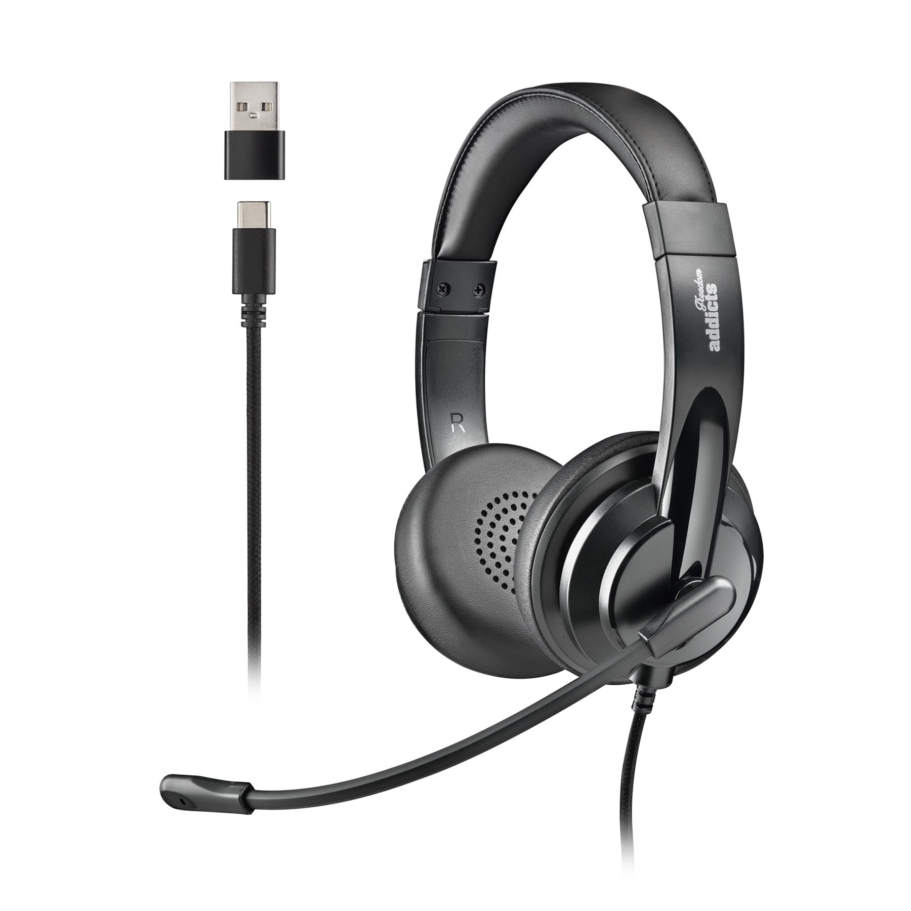 Auriculares Ngs Vox605 USB-C/ Con Micrófono/ USB Tipo-C/ Negros