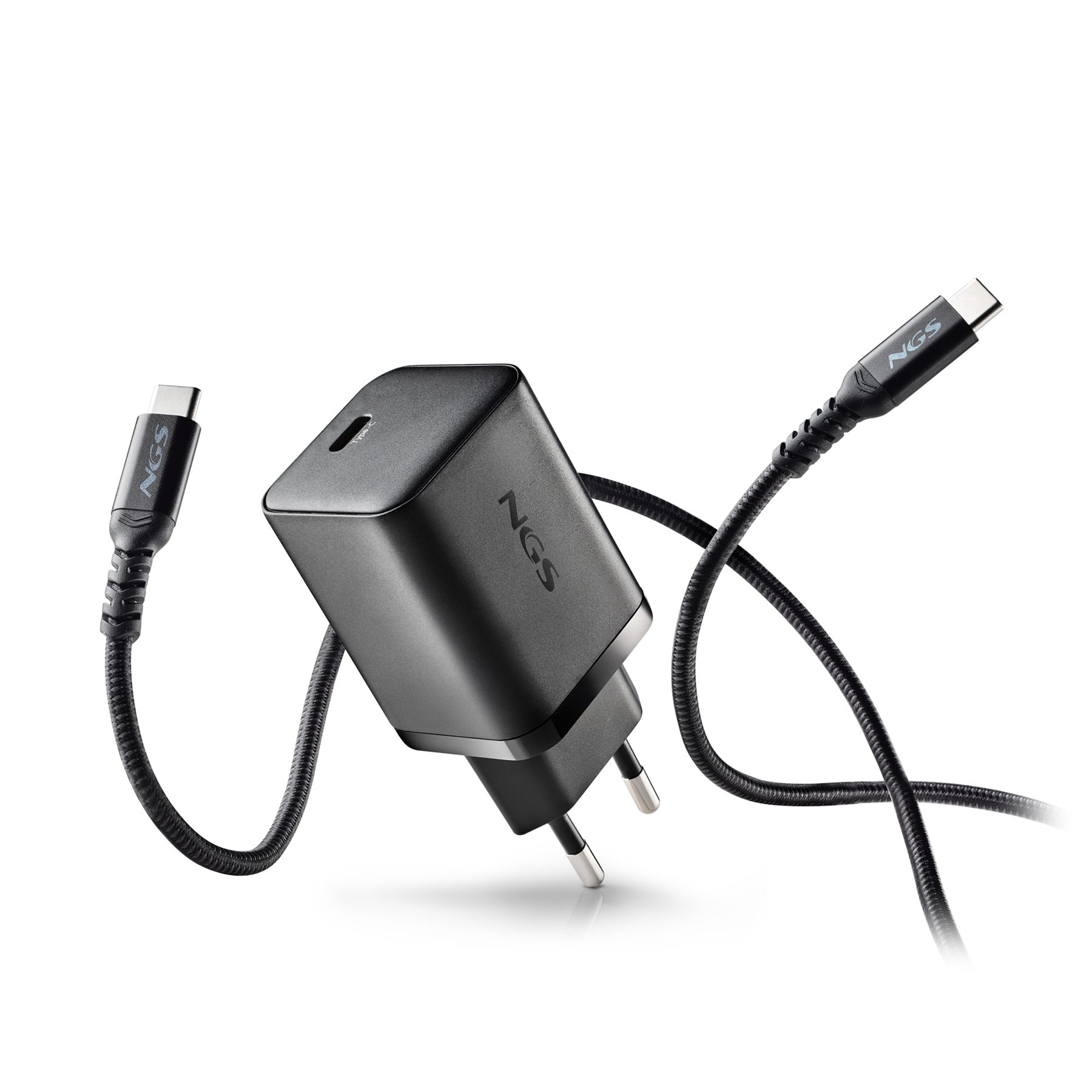 Cargador De Portátil Gan Ngs Bud65 w-L Para Lenovo/ 1Xusb Tipo-C/ 65 W/ Automático/ 5 Conectores/ Voltaje 5-20V