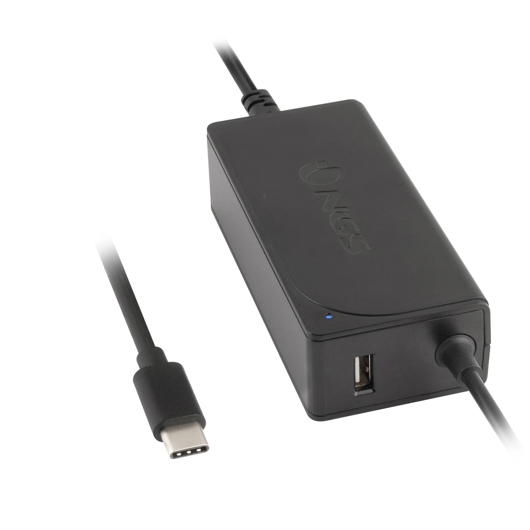 Cargador De Portátil Ngs W-65 W Type C/ 1Xusb/ 65 W/ Automático/ Voltaje 12-20V