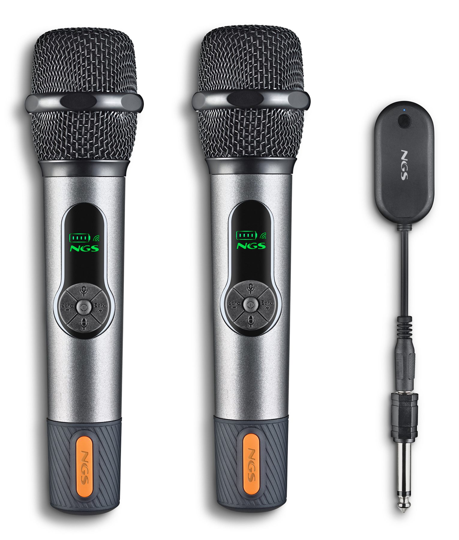 Pack De 2 Micrófonos Inalámbricos Ngs Singer Star Duo