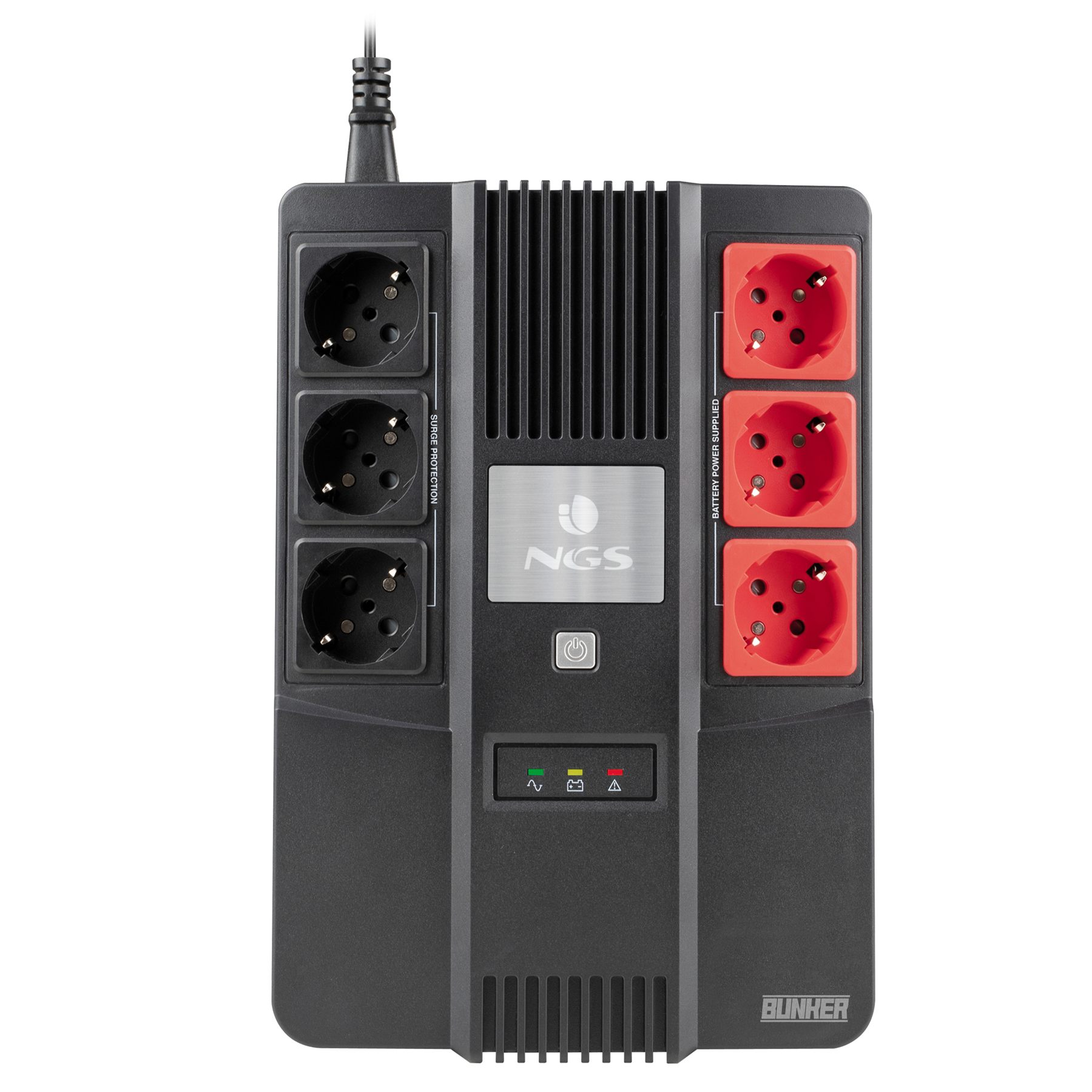Sai Offline Ngs Fortress Bunker/ 600Va-360 W/ 6 Salidas/ Formato Bloque