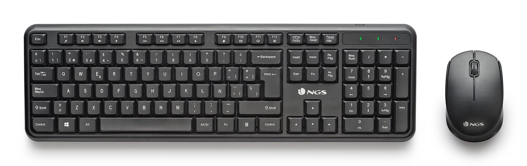 Teclado Y Ratón Inalámbricos Ngs Harmony Kit