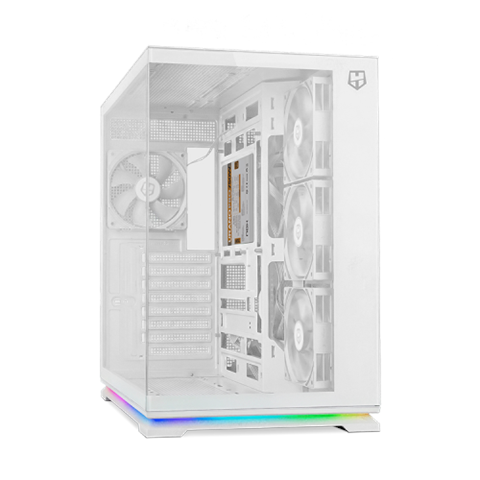 Caja Gaming Semitorre Nox Hummer Galaxy/ Blanca