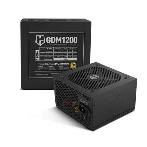Fuente De Alimentación Nox Hummer Gdm/ 1200W/ Ventilador 12Cm/ Atx 3.1/ Pcie 5.1/ 80 Plus Gold