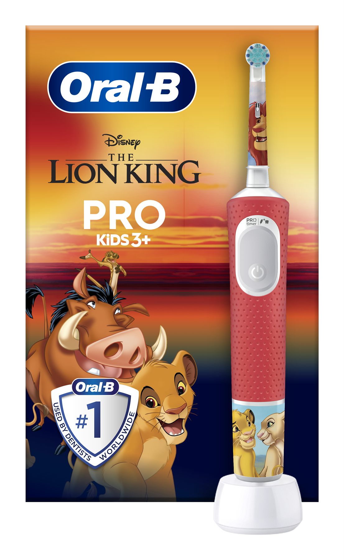 Cepillo Dental Oral-B Pro Kids 3 Rey León/ Incluye 1 Recambio