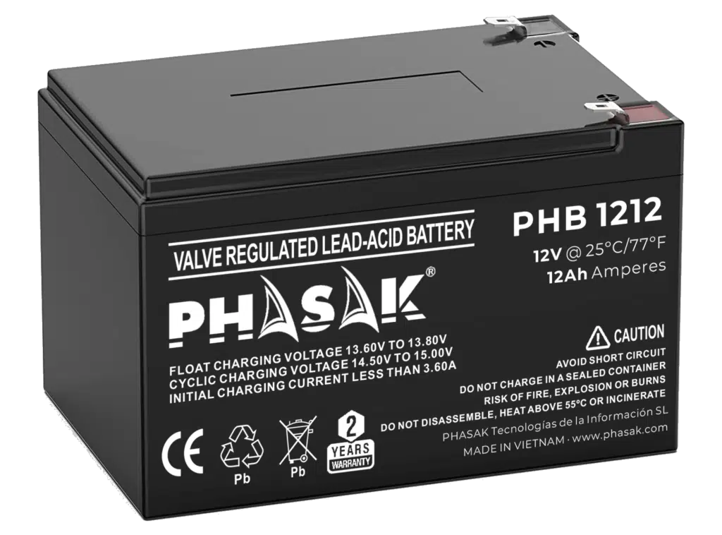 Batería Phasak Phb 1212 Compatible Con Sai/Ups Phasak Según Especificaciones