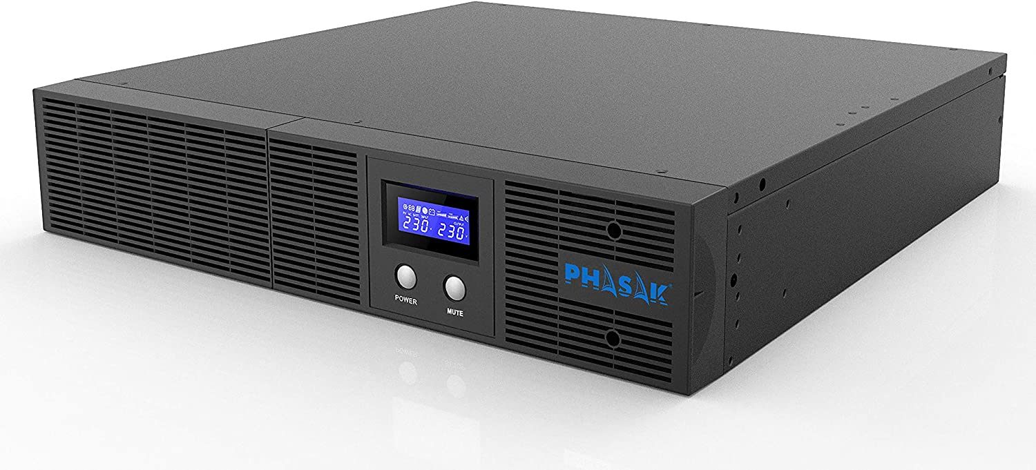 Sai Línea Interactiva Phasak Protekt Rack/ 1260Va-720W/ 4 Salidas/ Formato Rack