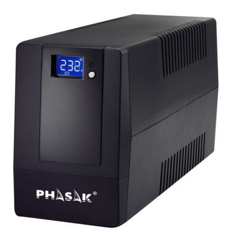 Sai Línea Interactiva Phasak 600 Va Lcd/ 600Va/ 2 Salidas/ Formato Torre