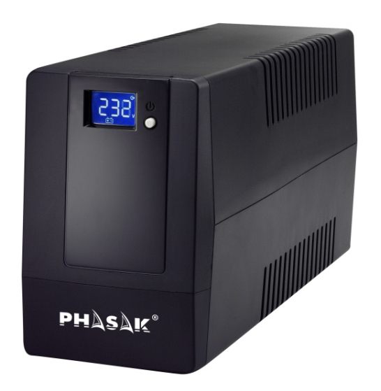 Sai Línea Interactiva Phasak 600 Va Lcd/ 600Va/ 2 Salidas/ Formato Torre