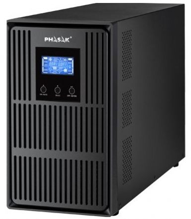 Sai Online Phasak Conqueror Pro 3000 Va Online Lcd/ 3000Va-2700W/ 3 Salidas/ Formato Torre