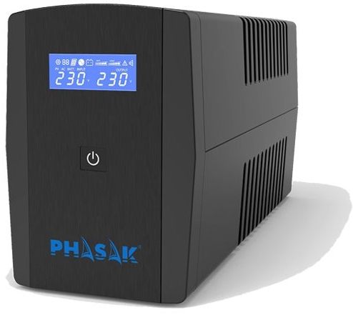 Sai Línea Interactiva Phasak Sirius 1260 Va Interactive/ 1260Va-720W/ 4 Salidas/ Formato Torre