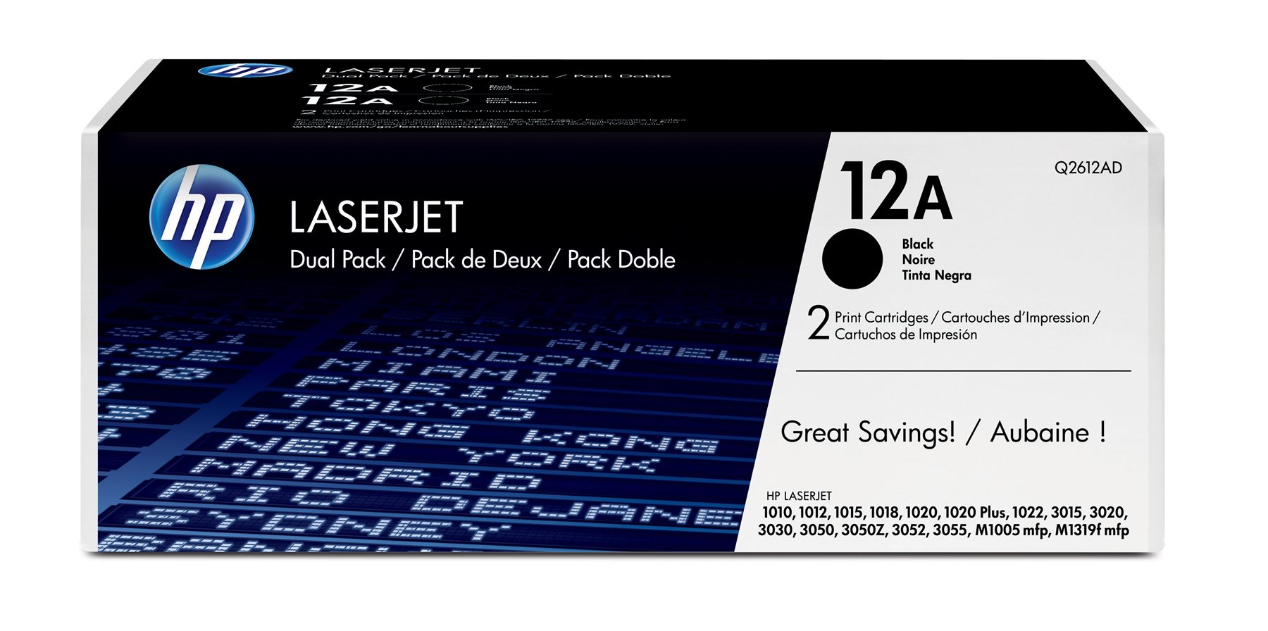 Tóner Original Hp Nº12a Multipack/ 2X Negro