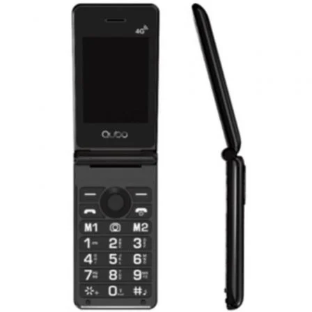 Teléfono Móvil Qubo X-28 4G Para Personas Mayores/ Negro