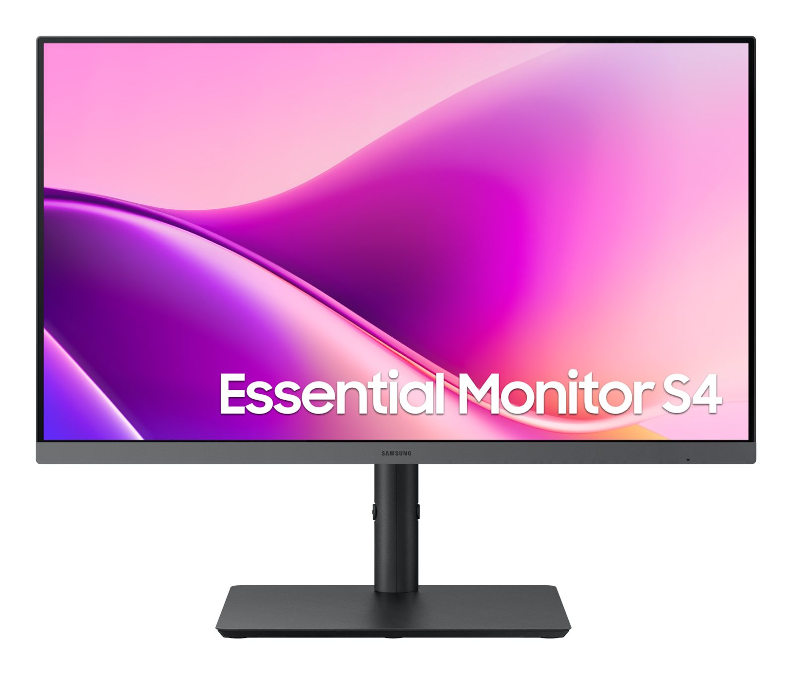 Monitor Profesional Samsung Essential Monitor S4 S43uf S24f434uau/ 24"/ Full HD/ Regulable En Altura/ Negro