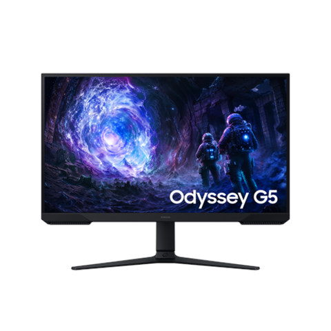 Monitor Gaming Samsung Odyssey G5 G51f S27fg510eu 27"/ QHD/ 1Ms/ 180Hz/ Va/ Regulable En Altura/ Negro