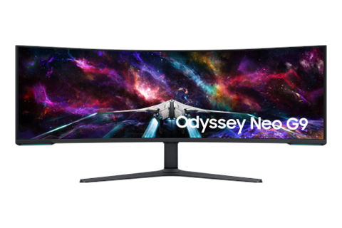 Monitor Gaming Ultrapanorámico Curvo Samsung Odyssey Neo G9 S57cg952nu 57"/ Dual UHD/ 1Ms/ 240Hz/ Va/ Regulable En Altura/ Blanco