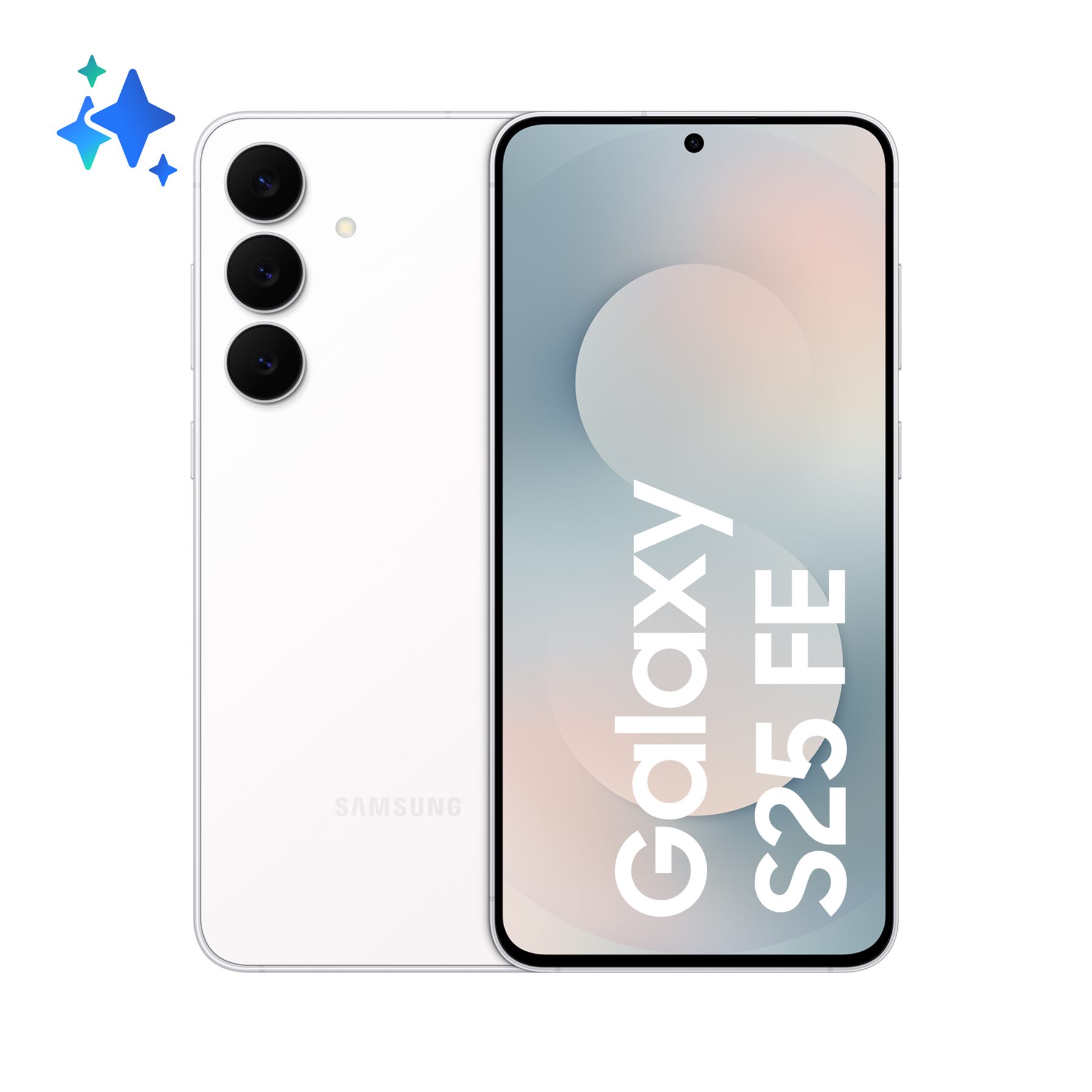 Smartphone Samsung Galaxy S25 Fe 8 GB/ 256 GB/ 6.7"/ 5G/ Blanco