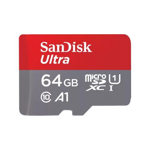 Tarjeta De Memoria Sandisk Ultra 64Gb Microsd Xc Con Adaptador/ Clase 10/ 140Mbs