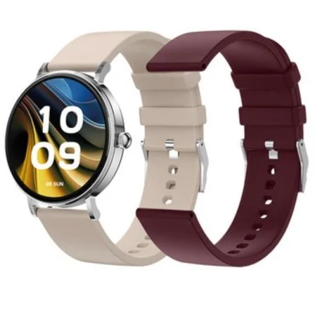 Smartwatch Spc Smartee Duo Velvet 9656B/ Notificaciones/ Frecuencia Cardíaca/ Blanco