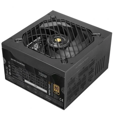Fuente De Alimentación Mars Gaming Mpb750psi/ 750W/ Ventilador 14Cm/ Atx 3.1/ Pcie 5.1/ 80 Plus Gold