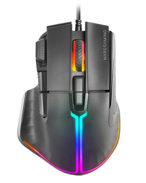 Ratón Gaming Mars Gaming Mm-Xt/ Hasta 12800 Dpi