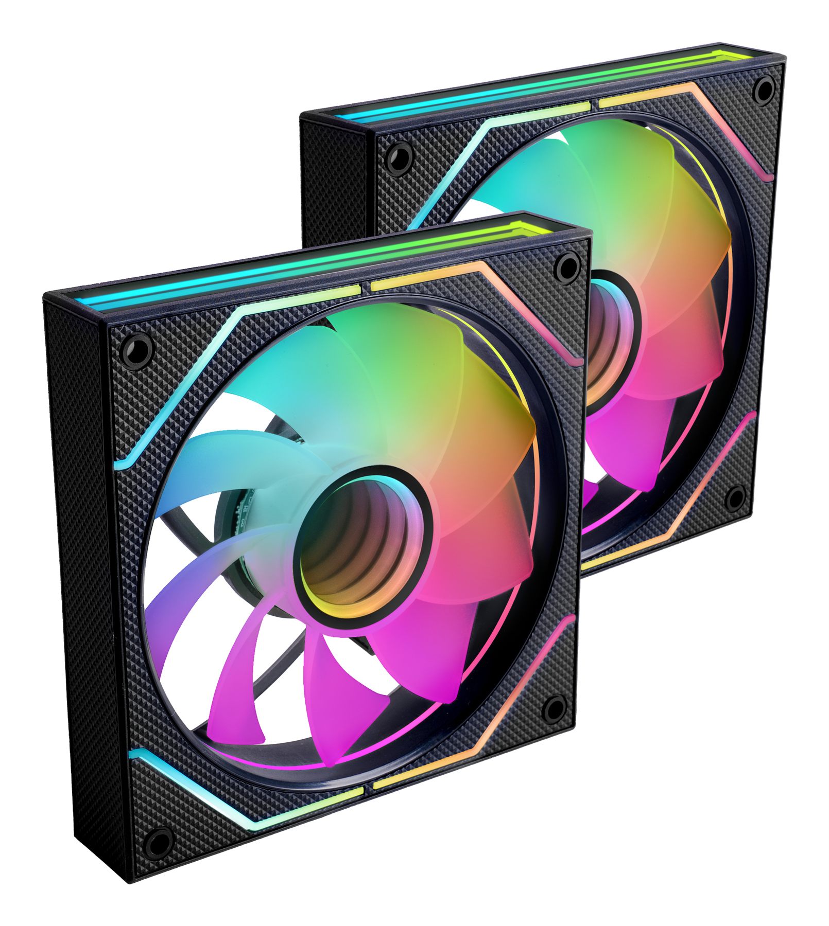 Pack 2 Ventiladores Mars Gaming Mf-3Dprox2r/ 12 Cm/ Argb