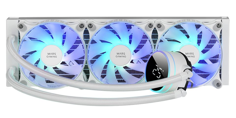 Sistema De Refrigeración Líquida Mars Gaming Ml-Lcd360/ Blanca