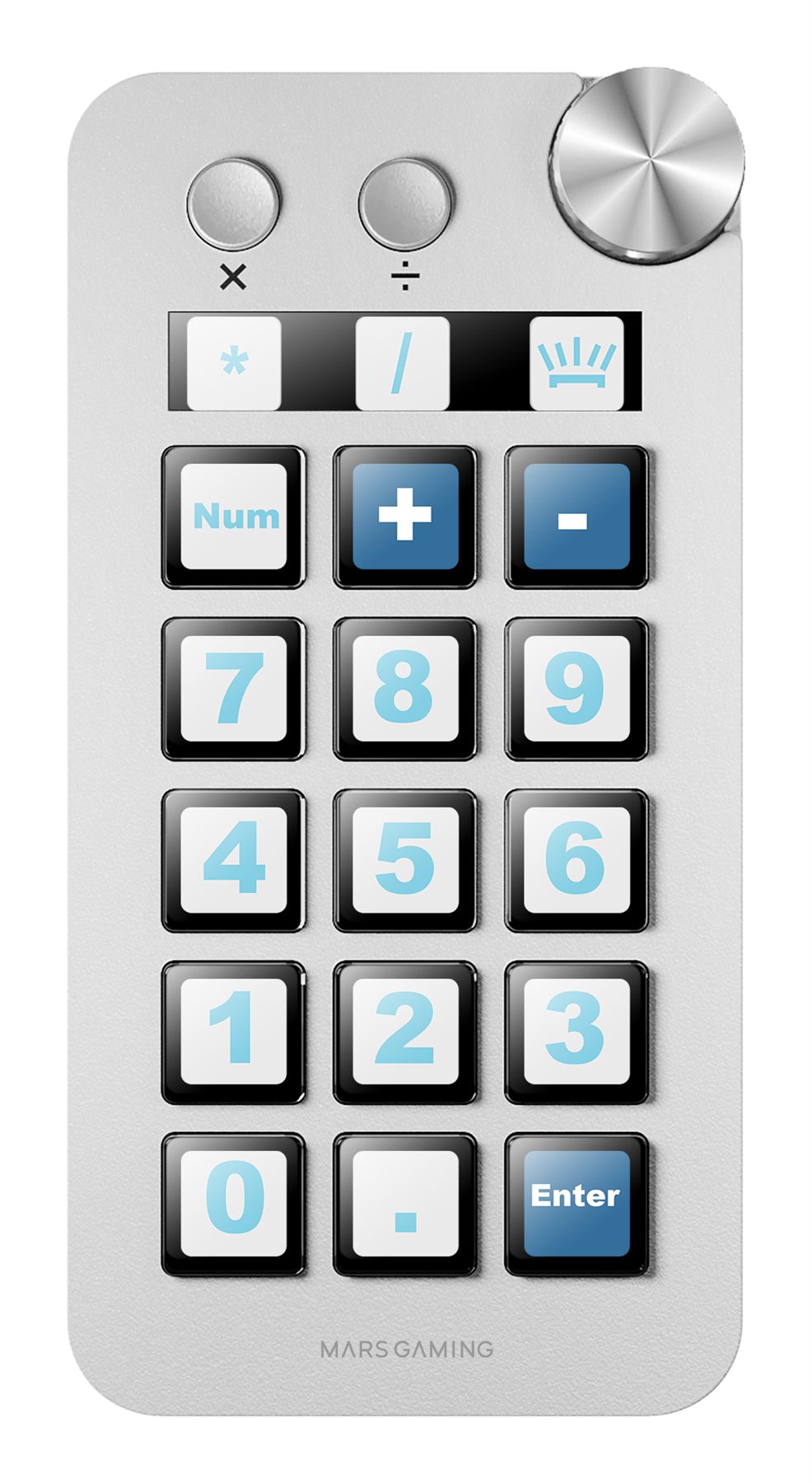 Control Deck Mars Gaming Msd-Neo/ 15 Teclas Lcd/ 1 Rueda/ 2 Botones/ Blanco