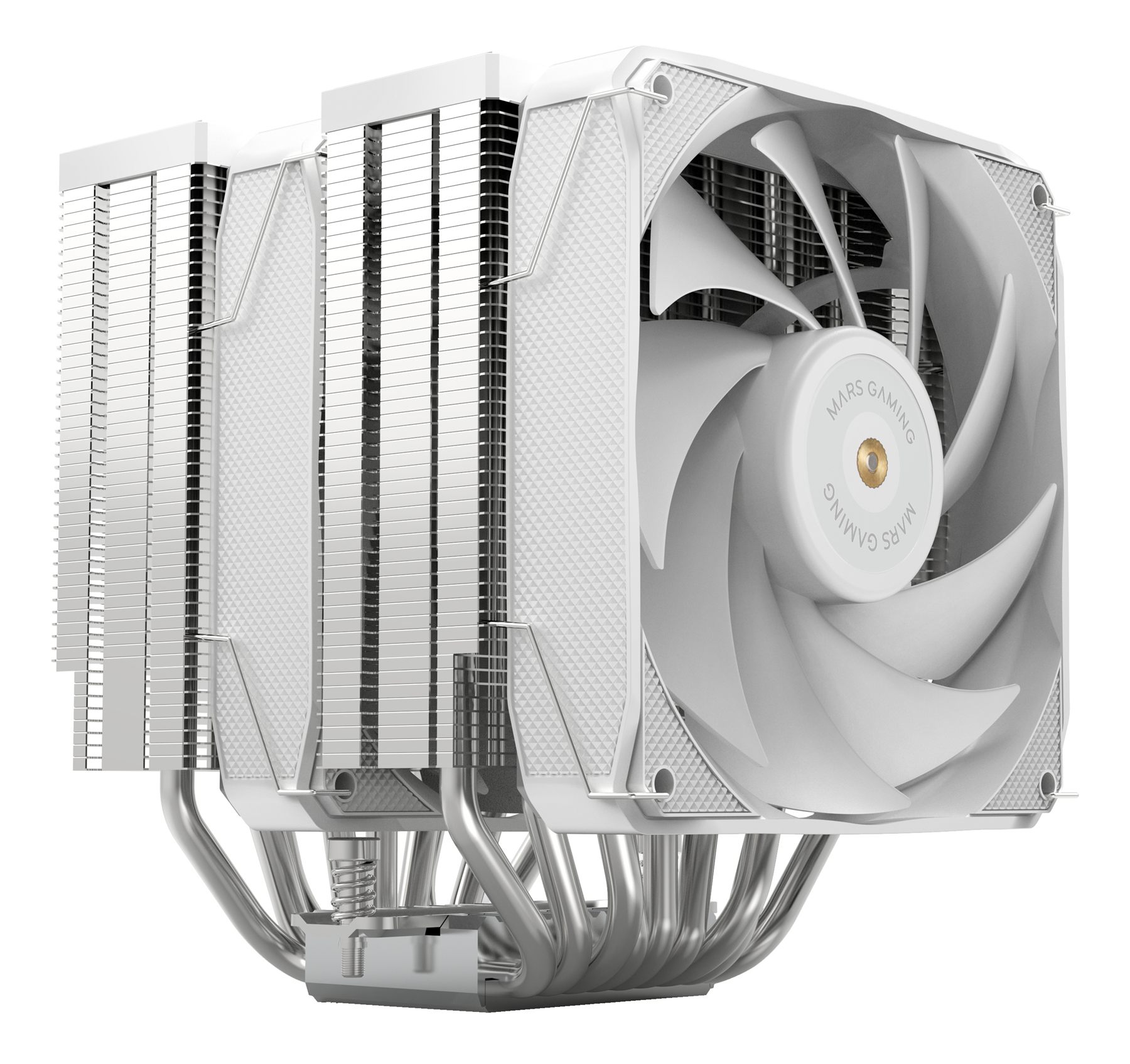 Ventilador Con Disipador Mars Gaming Mcpu-Xu9/ 12 Cm/ Blanco