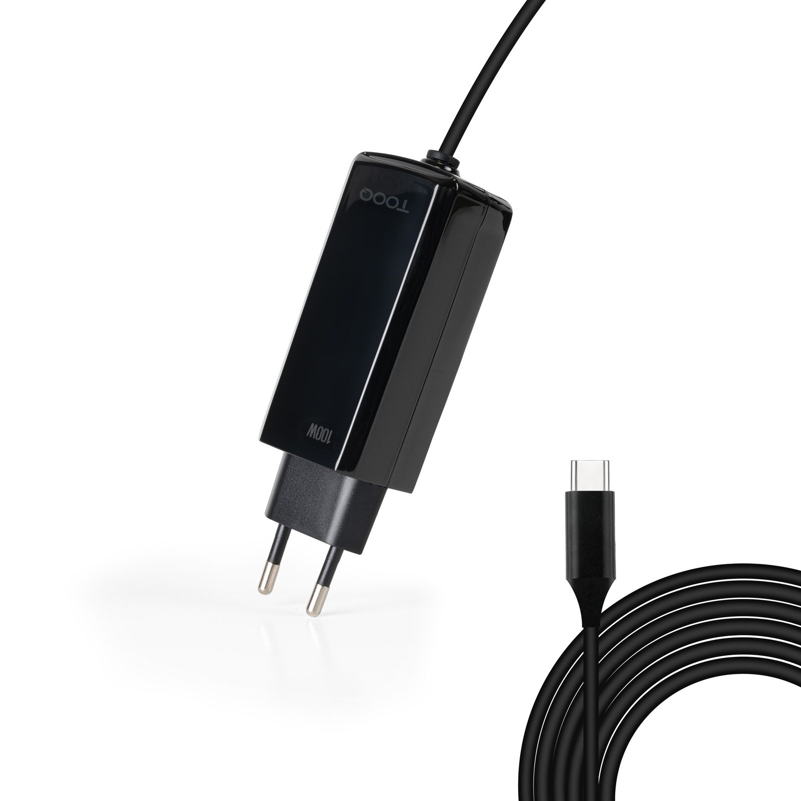Cargador De Portátil Gan Tooq Tqlc-Usbcgan100pd-C USB Tipo-C/ 100 W/ Automático/ Voltaje 5-20V