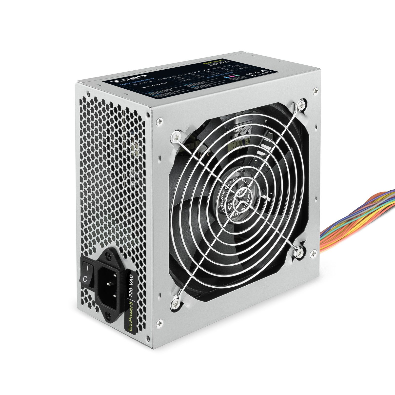Fuente De Alimentación Tooq Tqep-500Sse-O Oem/ 500 W/ Ventilador 12 Cm
