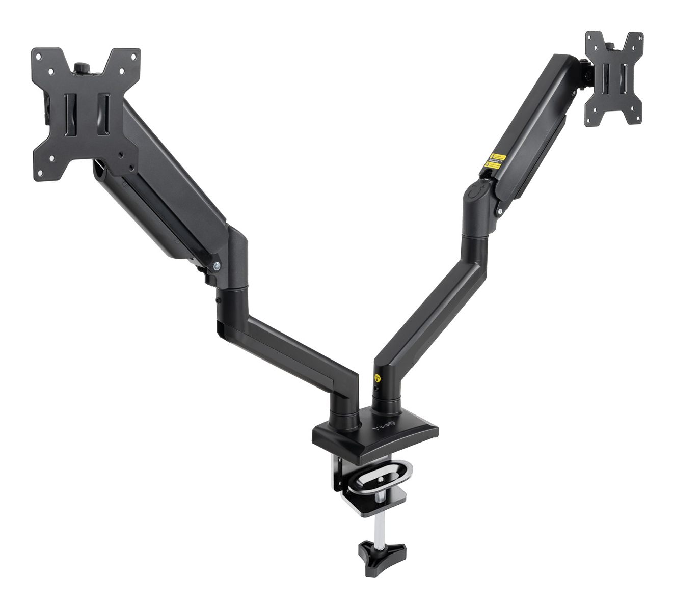 Soporte De Mesa Para 2 Monitores Tooq Db1434tnr-B/ Giratorio/ Inclinable/ Hasta 10Kg