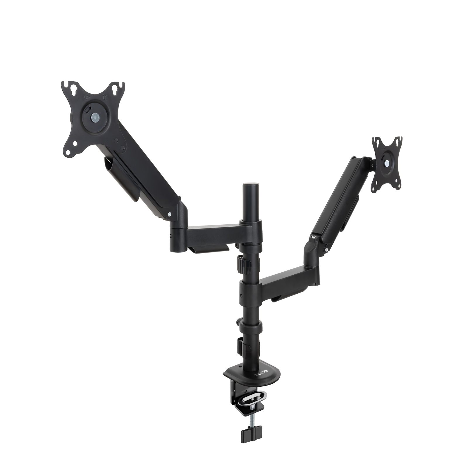 Soporte De Mesa Para 2 Monitores Tooq Db1533tnr-B/ Giratorio/ Inclinable/ Hasta 9Kg