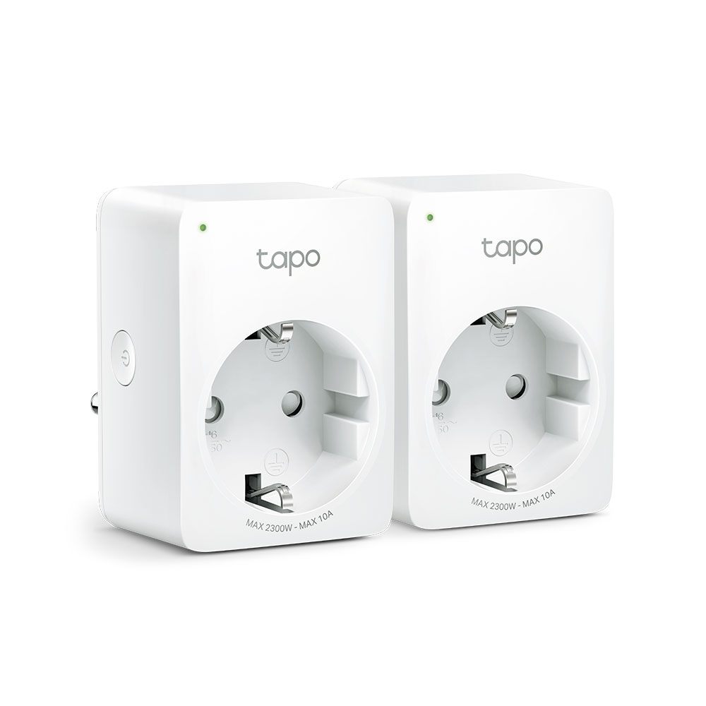 Enchufe Wifi Inteligente TP-Link Tapo P100/ Pack 2