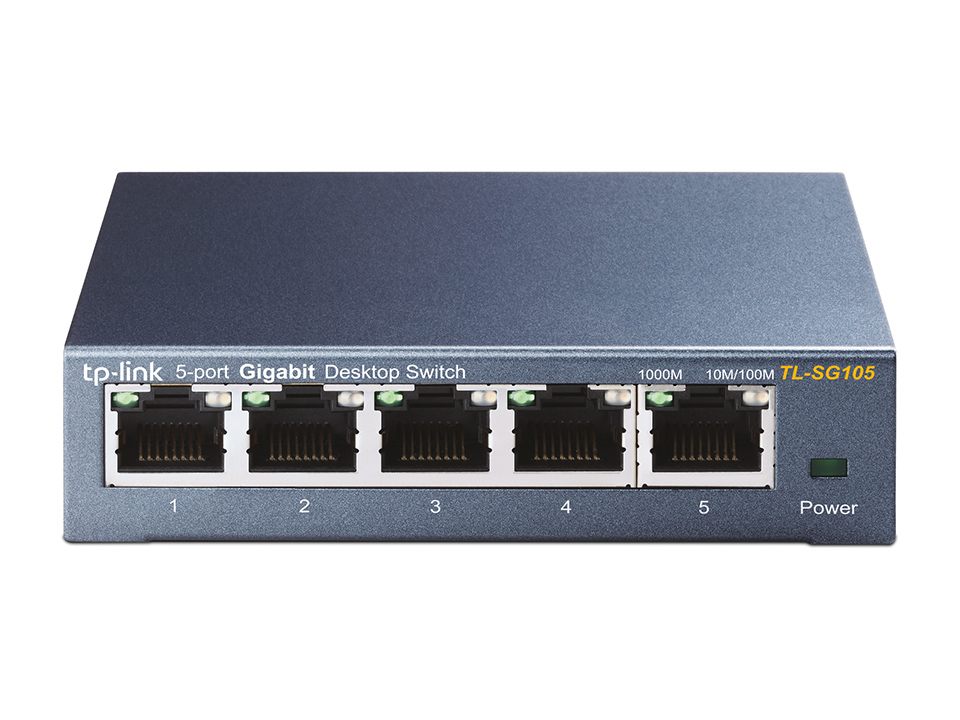 Switch TP-Link Tl-Sg105 5 Puertos/ Rj-45 10/100/1000