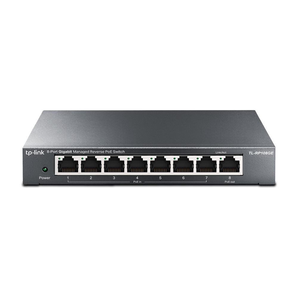 Switch TP-Link Tl-Rp108ge 8 Puertos/ Rj-45 10/100/1000 Poe
