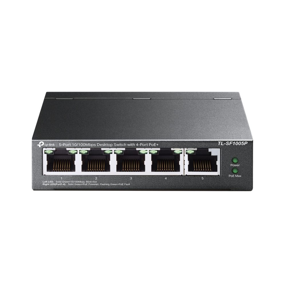 Switch TP-Link Tl-Sf1005p 5 Puertos/ Rj-45 10/100 Poe