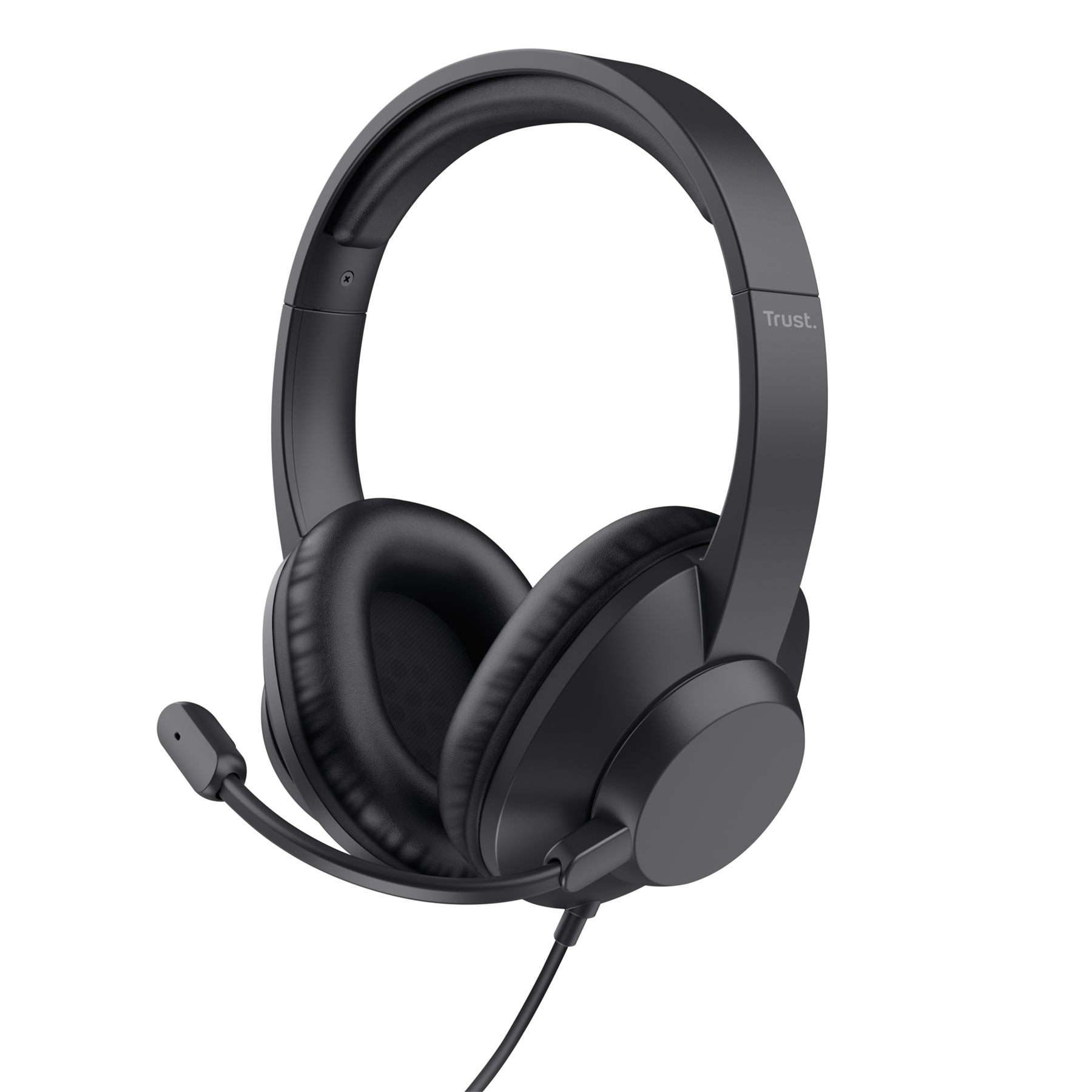 Auriculares Trust Ayda Max/ Con Micrófono/ Jack 3.5/ Negros