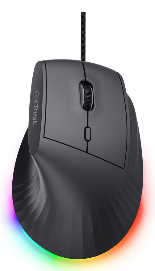 Ratón Vertical Gaming Inalámbrico Trust Gaming Gxt 145 Rexxa 26024/ Hasta 12800 Dpi