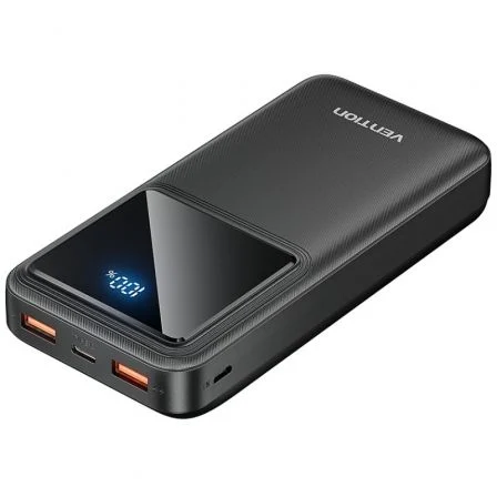Powerbank 20000Mah Vention Fhlb0/ 22.5W/ Negra