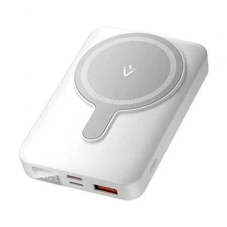 Powerbank 10000Mah Vention Fhtw0/ 22.5W/ Wireless/ Blanca