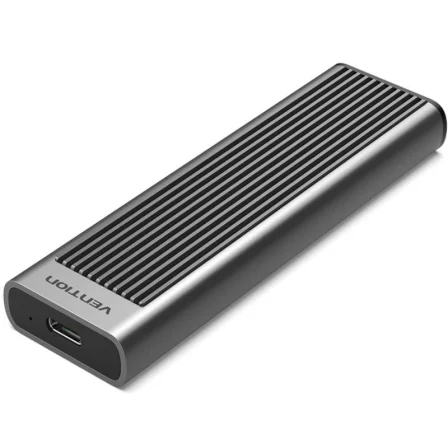 Caja Externa Para Disco Ssd M.2 Nvme Vention Kpkh0/ Usb Tipo-C 3.1/ Sin Tornillos