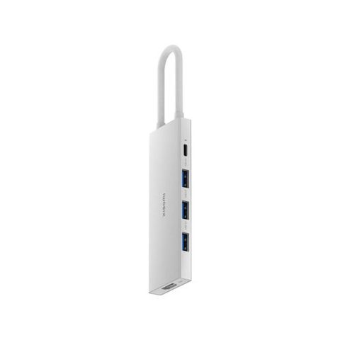 Docking Usb 3.0 Tipo-C Xiaomi 5 En 1/ 3Xusb/ 1Xusb Tipo-C Pd/ 1Xhdmi/ Blanco