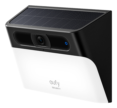 Eufy T81A0311 Cámara Solar Con Luz De Pared Eufy Security S120, Cámara Solar Inalámbrica Exterior, Cámara 2K, Energía Inagotable, Luz Activada Por Movimiento, Detección Ia, Ip65 Impermeable, Foco, Sin Cuota Mensual