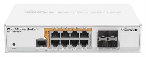 Mikrotik CRS112-8P-4S-IN