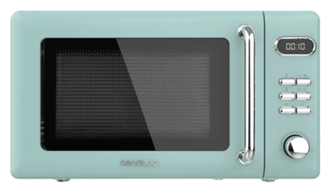 Cecotec 01712 Proclean 5110 Retro Green Microondas Digital Con Grill De 20 L Y 700 W