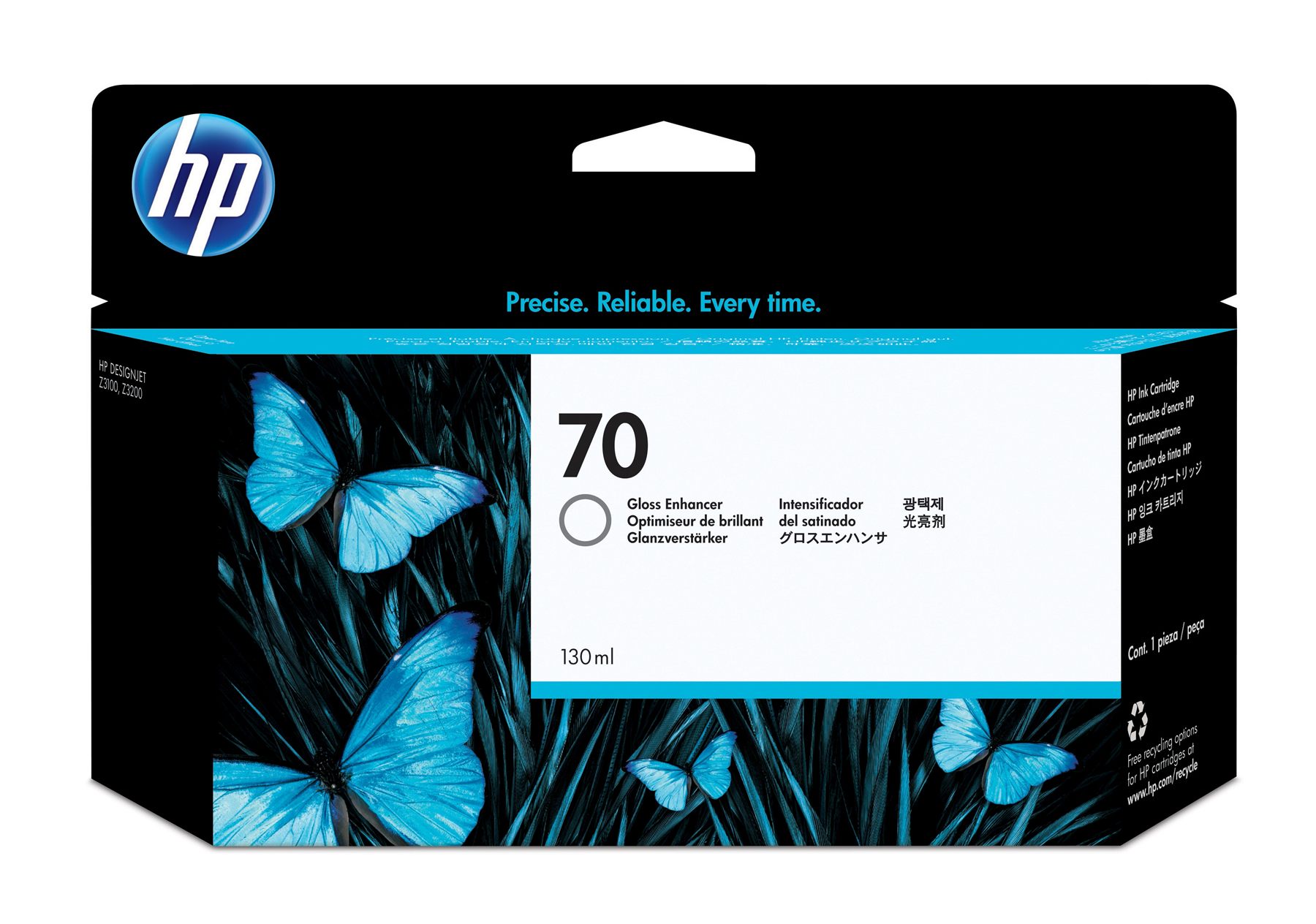 HP C9459A Cartucho De Tinta De Mejora De Brillo Designjet Hp 70 De 130 Ml